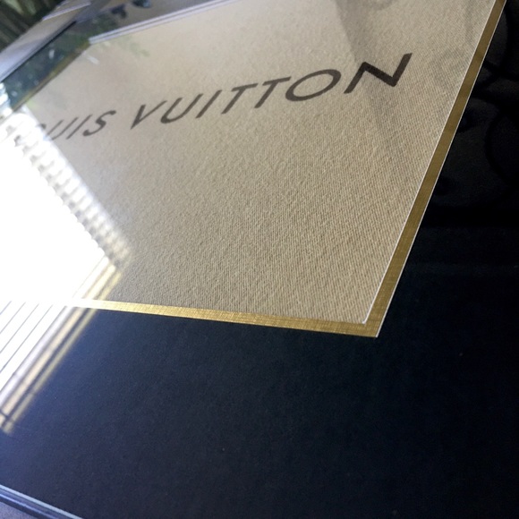 16x20 Louis Vuitton bag double matted in frame - Picture 4 of 7